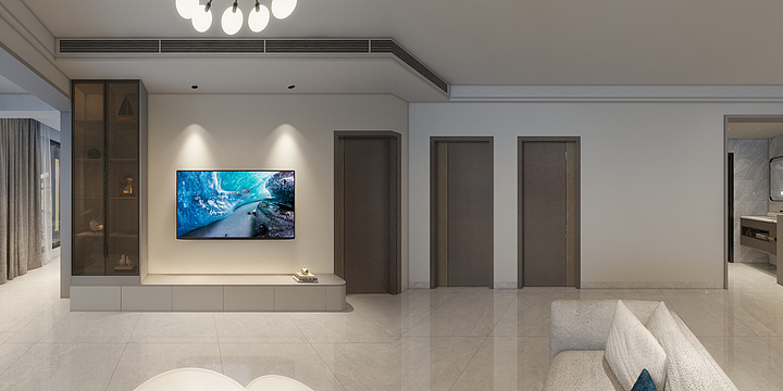 设计施工喻劲松-国宾天下2-802方案2-装修设计方案