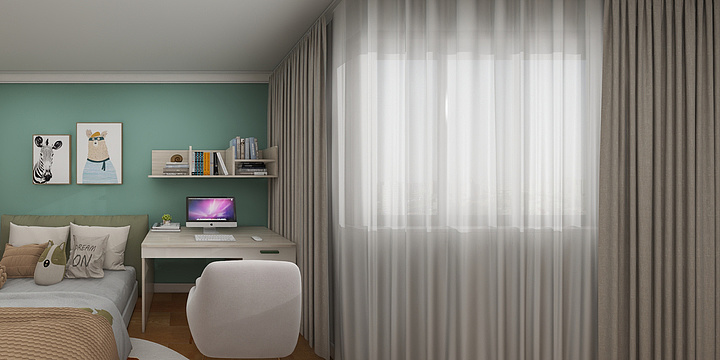 叁颗門芽-西环二村（男孩）-装修设计方案