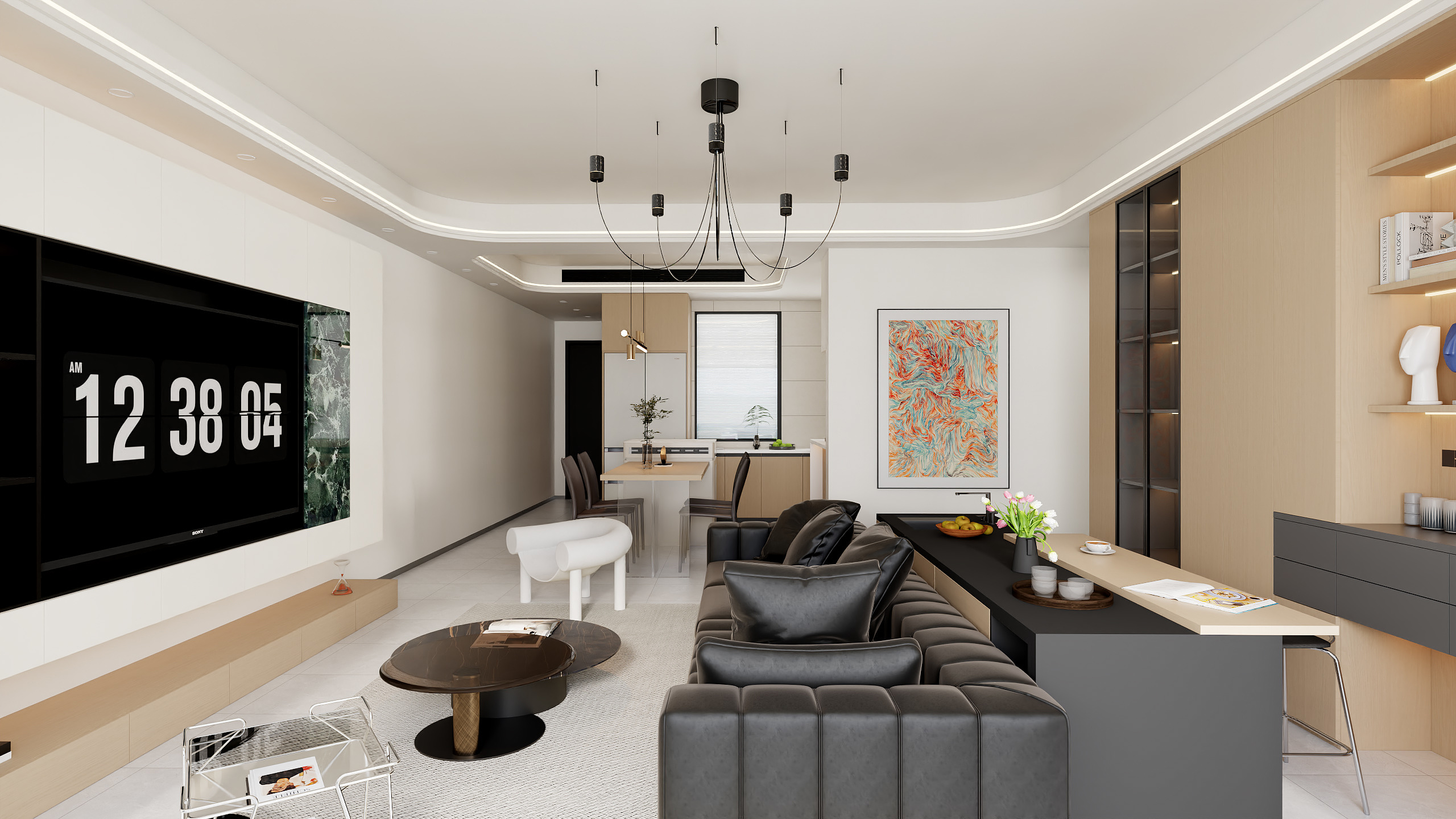 欧派全案设计师-陶工-天泽府现代简约-装修设计方案