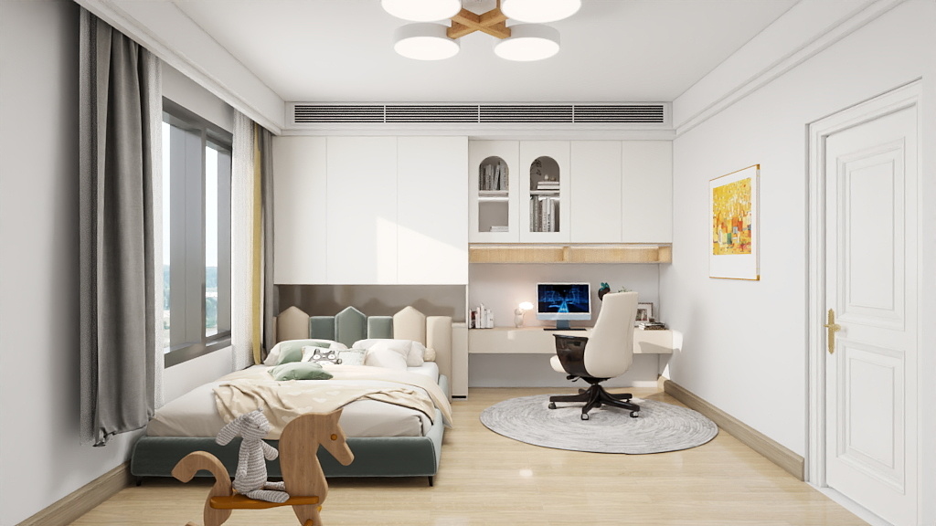 墨香九歌WAQT-儿童卧室-装修设计方案