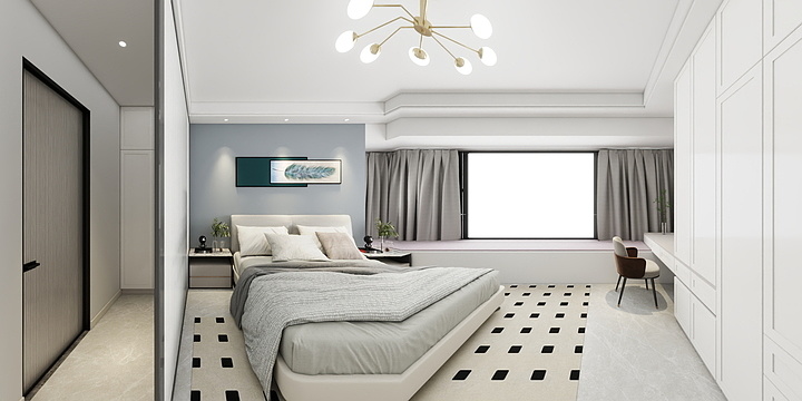 室内设计祁淇-紫御澜庭180-装修设计方案