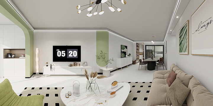 dawn斌-小清新 将军凯旋1-3-3105-装修设计方案