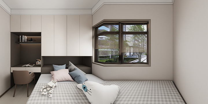 马凯366-样板房4#H户型-装修设计方案