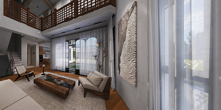 Y装饰设计-别墅效果图-装修设计方案