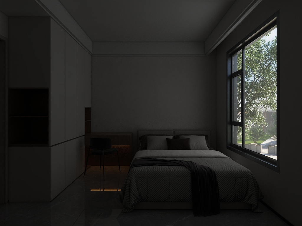 姜小龙-锦博樾116㎡  盼姐 效果图-装修设计方案