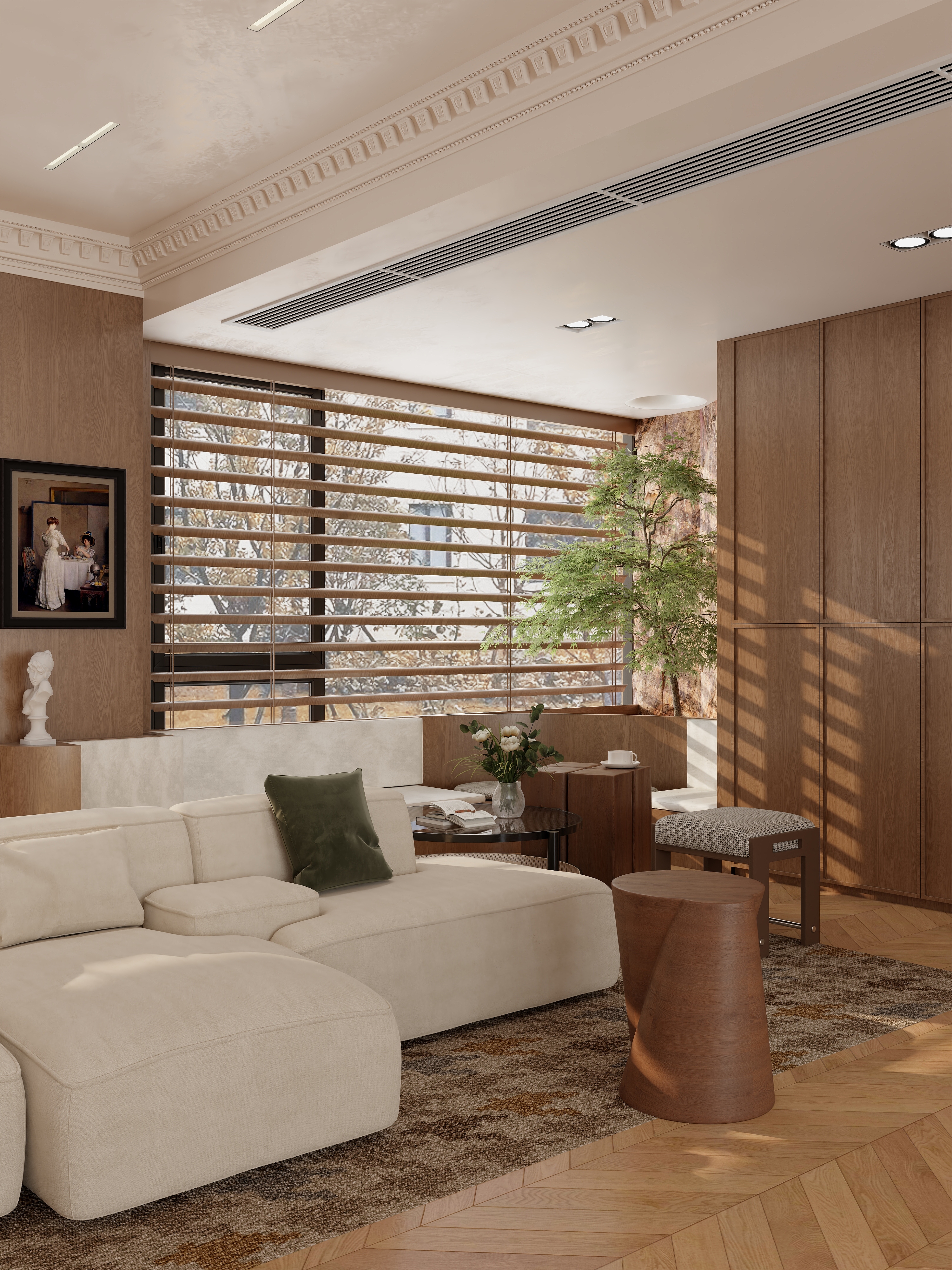 5664hjvbm-148㎡2室装修效果图