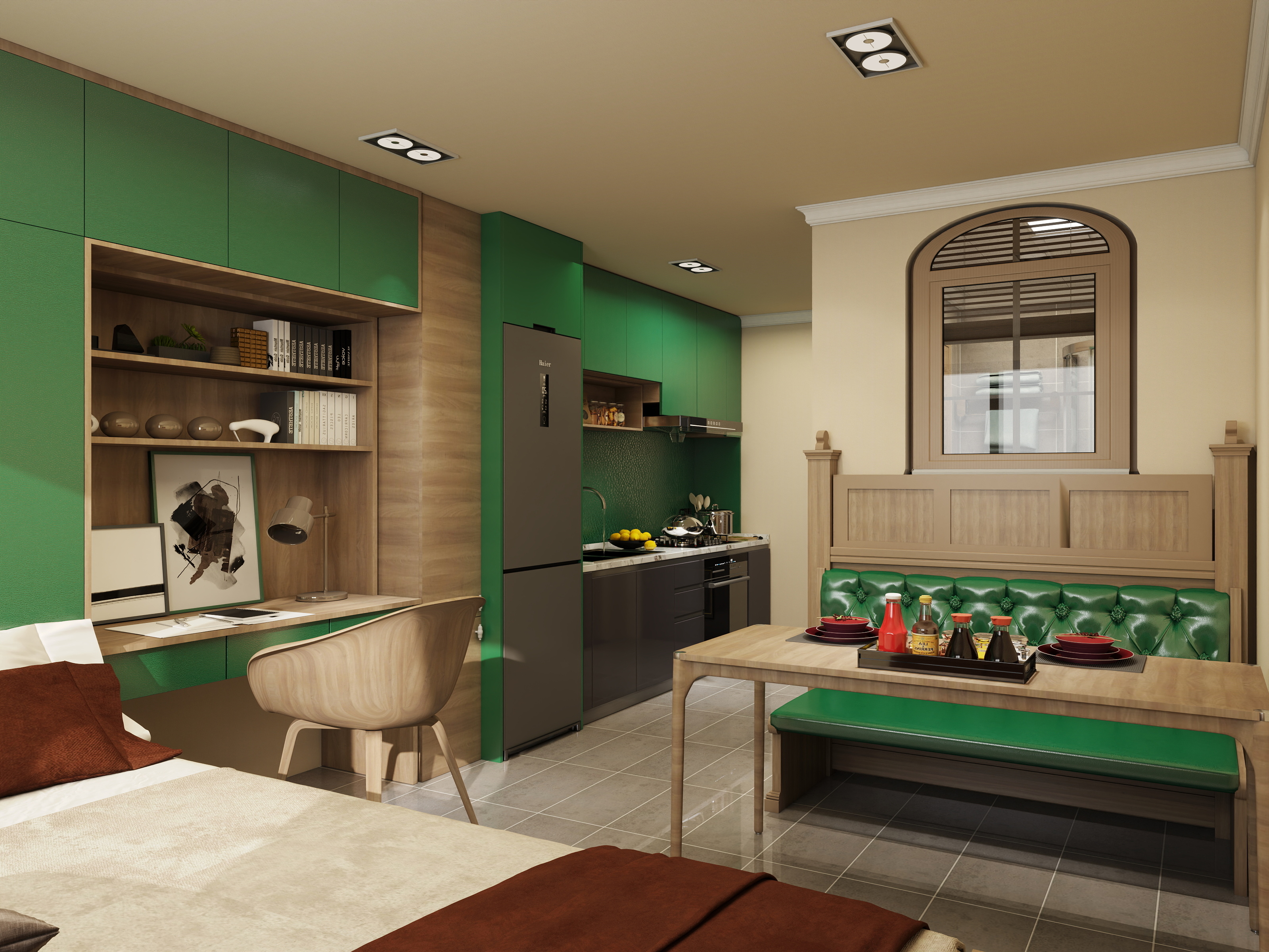 林雪娟设计-DR青年公寓27㎡（1室1卫）-装修设计方案