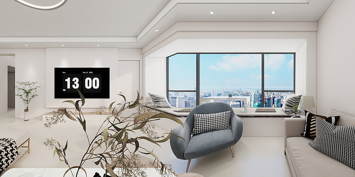 安生HAii-现代简约-装修设计方案