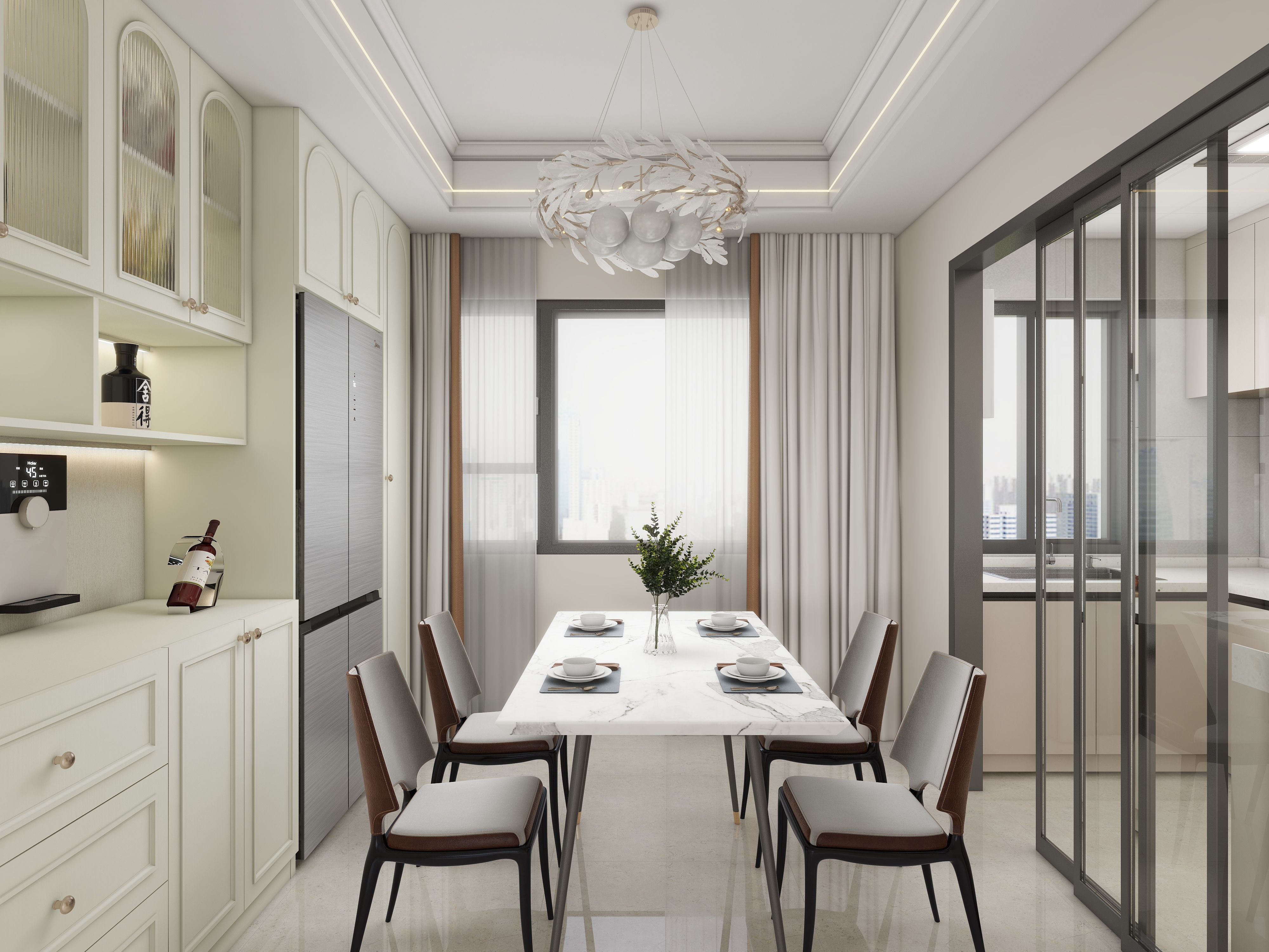 吴新俊-《沉鱼》——法式奶油风格装修效果图