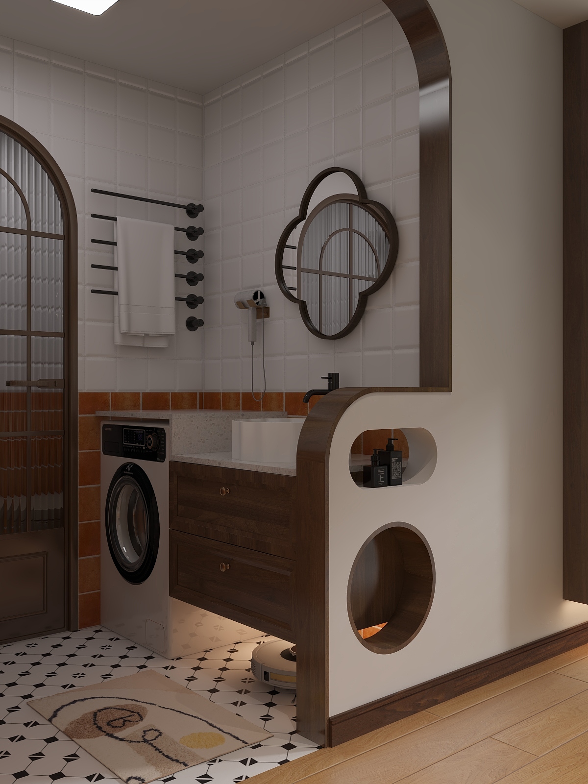 A周素人设计-50平2室2厅装修效果图