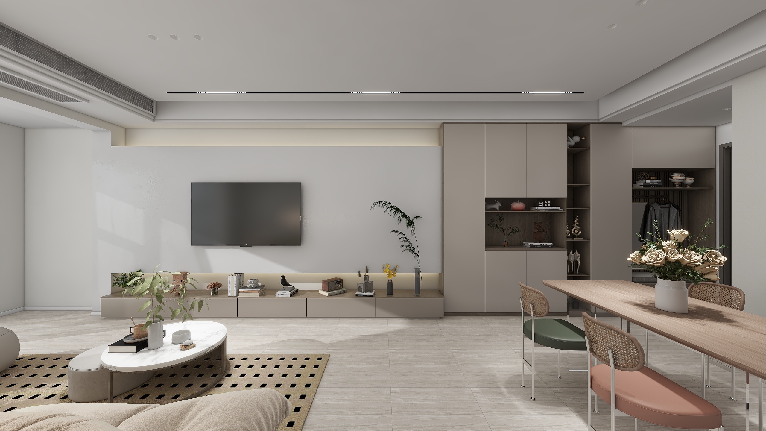 了了青山见-袁欣-鸿通公园1988林哥88平2-装修设计方案