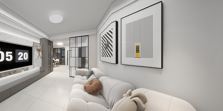 爱微出品必属精品-浦厂小区604-装修设计方案