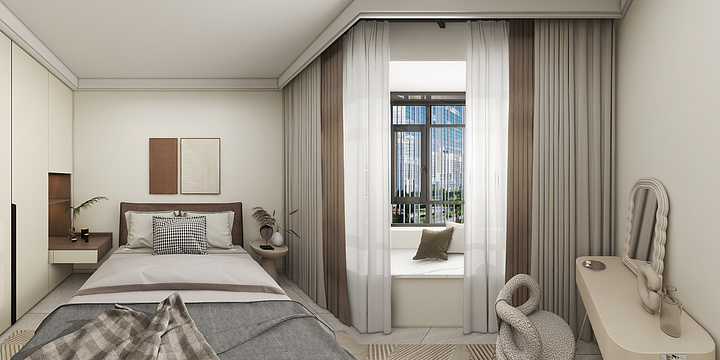 徐云飞设计师-鸿坤理想城-装修设计方案