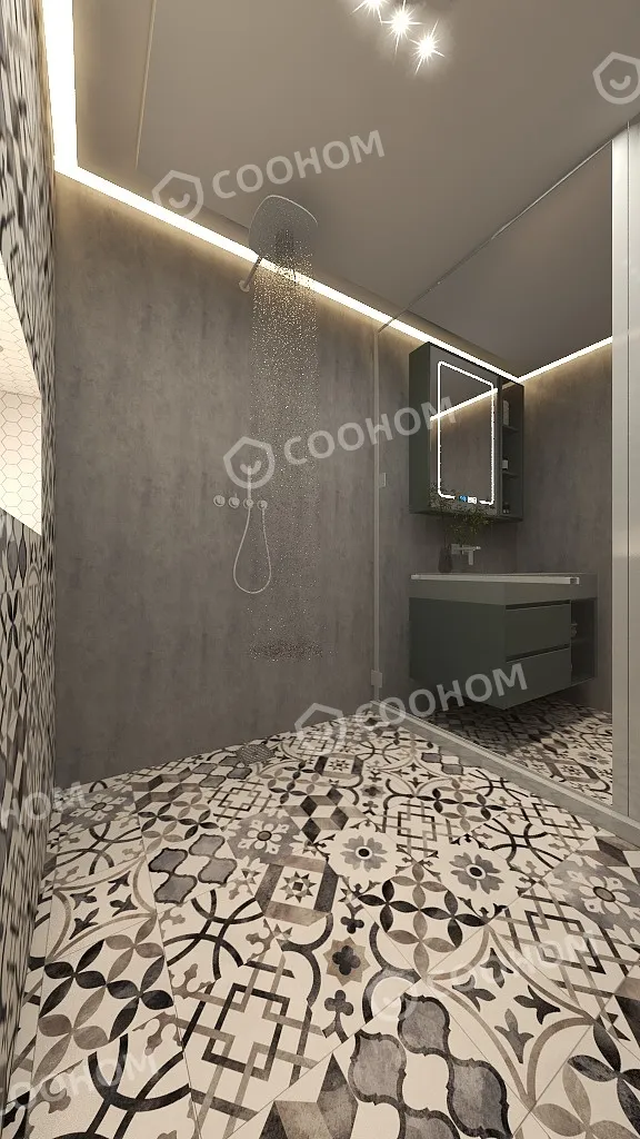 Smart @Kid_Design06的装修设计方案:Modern washroom  l  American Style  l  10x15....