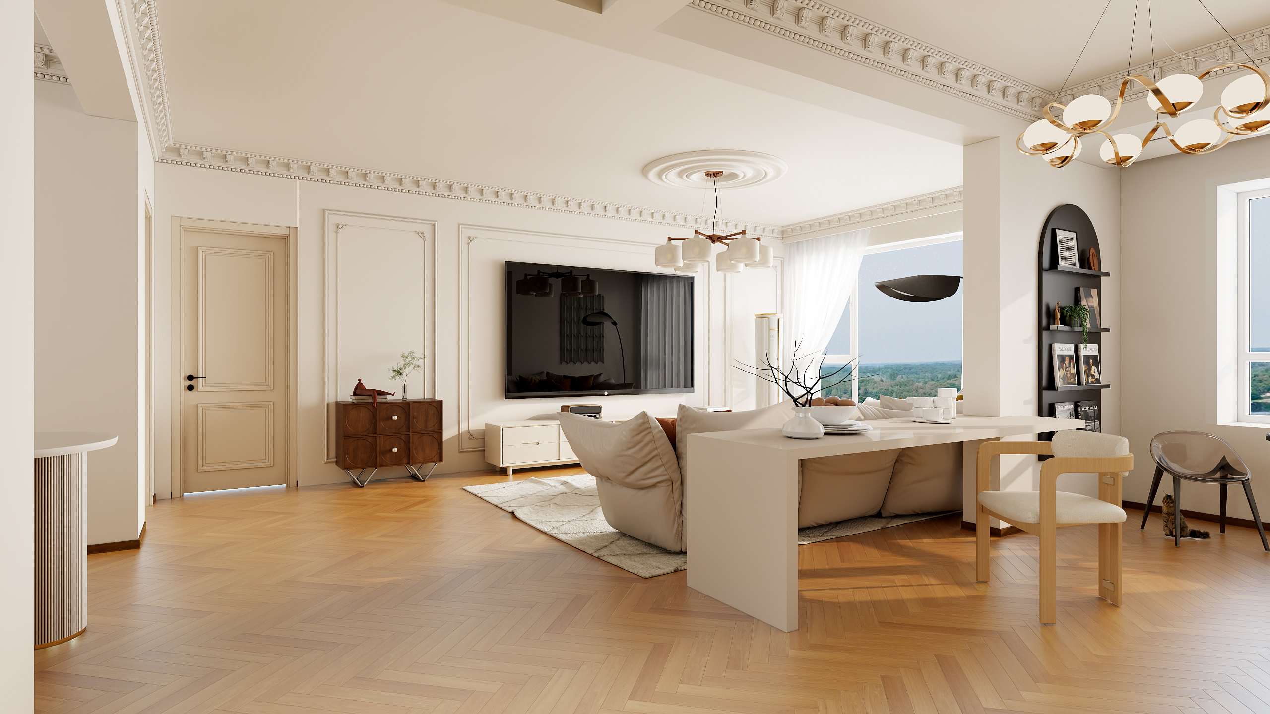 设计师Baymax-（法式奶油风-装修设计方案