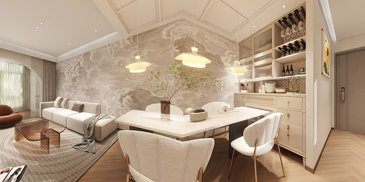 国宝Steven-海德公园81㎡3室-装修设计方案