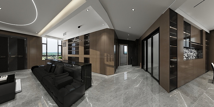 笑问粥可温-獐鹿市邵庄村意式极简-装修设计方案