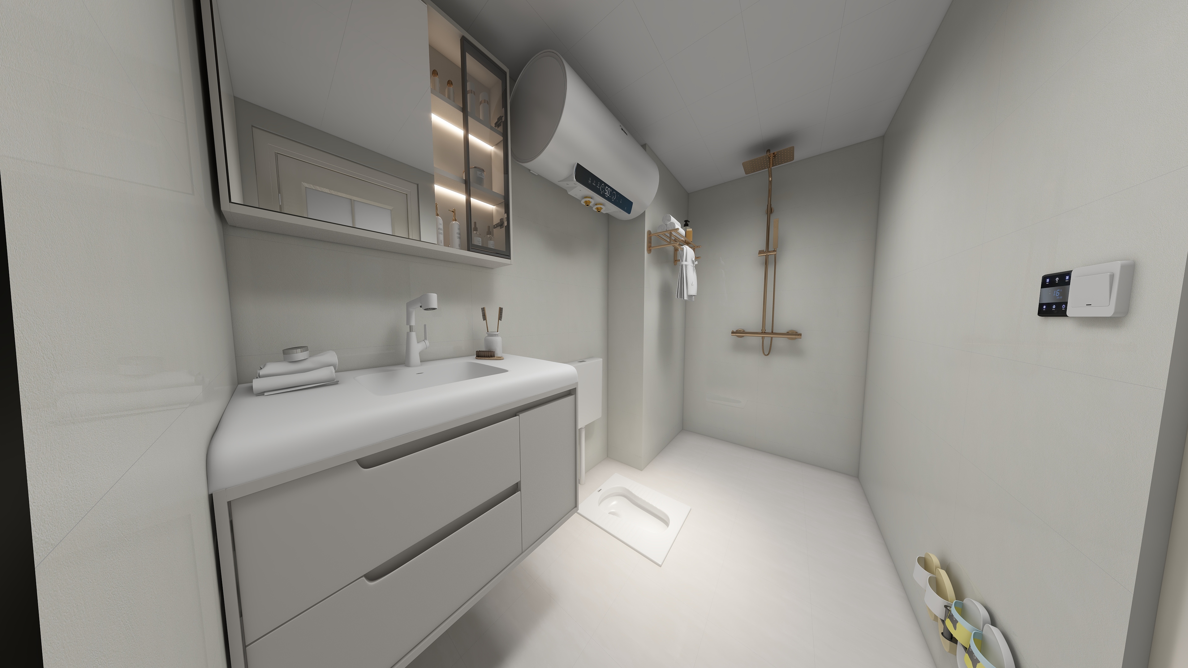 xiaoyongge-河狸租房-奶油风-装修设计方案