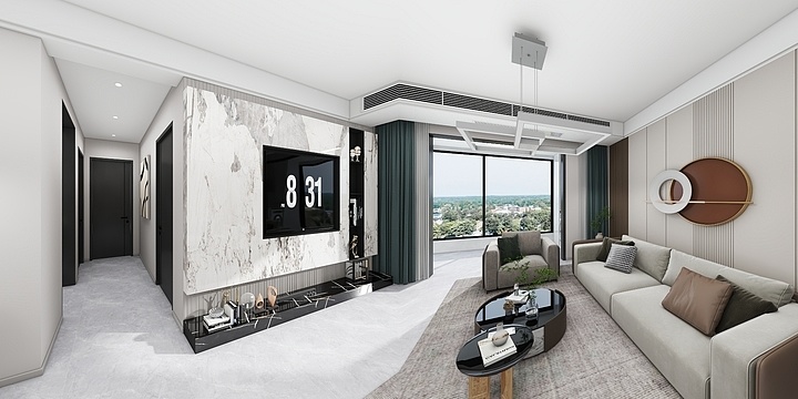 设计师-王浩-华夏中央印11-2-1702室  胡胜琴-第二版-装修设计方案