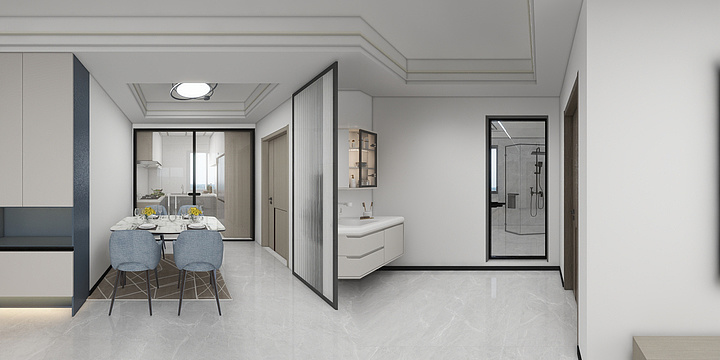 海洋BKnq-嘉和苑三室96平米新的-装修设计方案