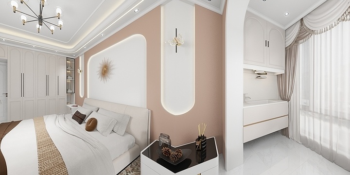 24K~纯帅-明园小区 1-2-602-装修设计方案