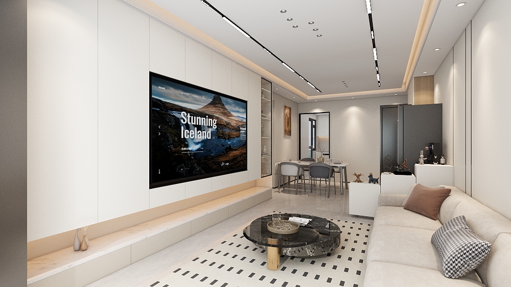 罗福居全案设计-紫金华府-改电视柜-装修设计方案