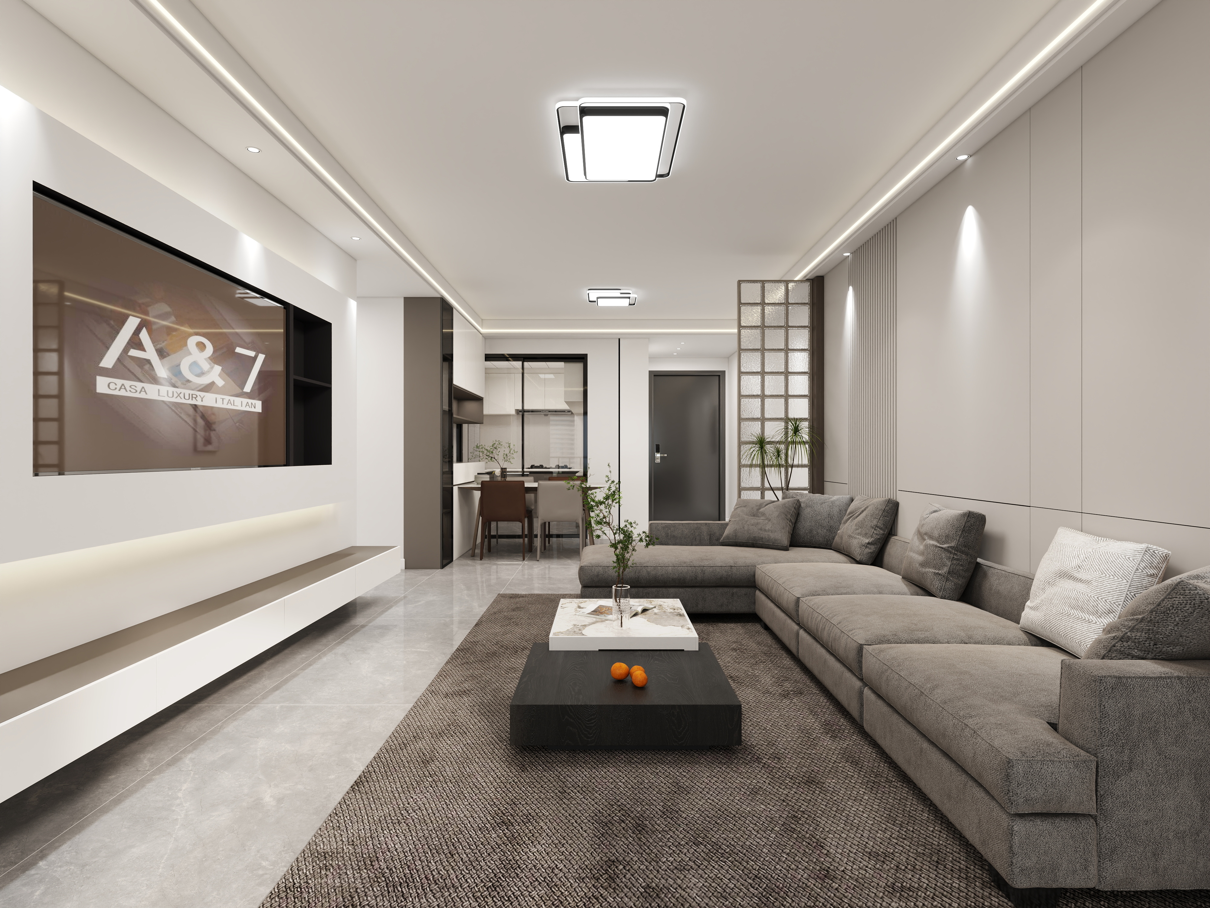 3D云设ugBY-120㎡3室-装修设计方案