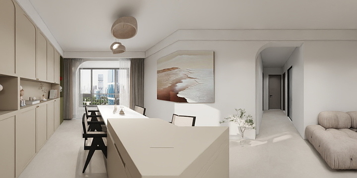 M-J空间设计-金域曦府2-2-4005-Model_00-装修设计方案