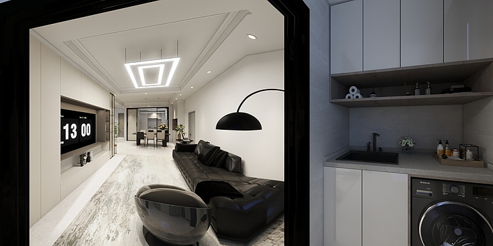 汉予装饰珍妮-汉予装饰 70打通-装修设计方案