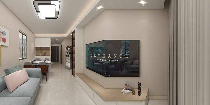 设计熊俊-55㎡3室-装修设计方案