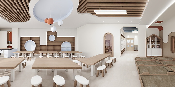 田居设计LU-御景华城国际双语幼儿园三楼教室方案-完整-副本-副本-装修设计方案