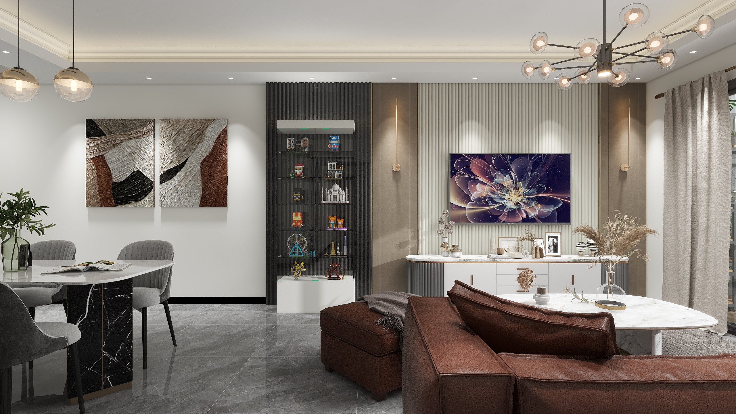 1219leon-华以泰龙湾汇峰98㎡3室-装修设计方案