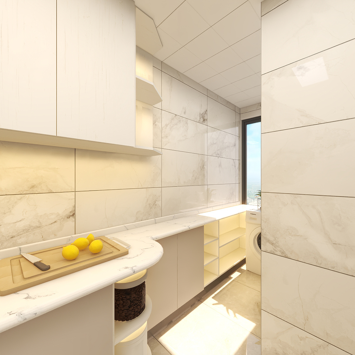 胡纹嘉-嘉丰国际城78㎡2室装修效果图