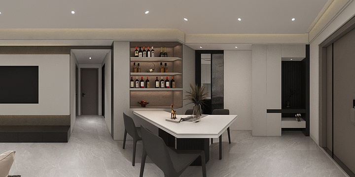 郑州龙士达装饰设计有限公司-雅安—阳光花苑（现代简约）.dwg-装修设计方案