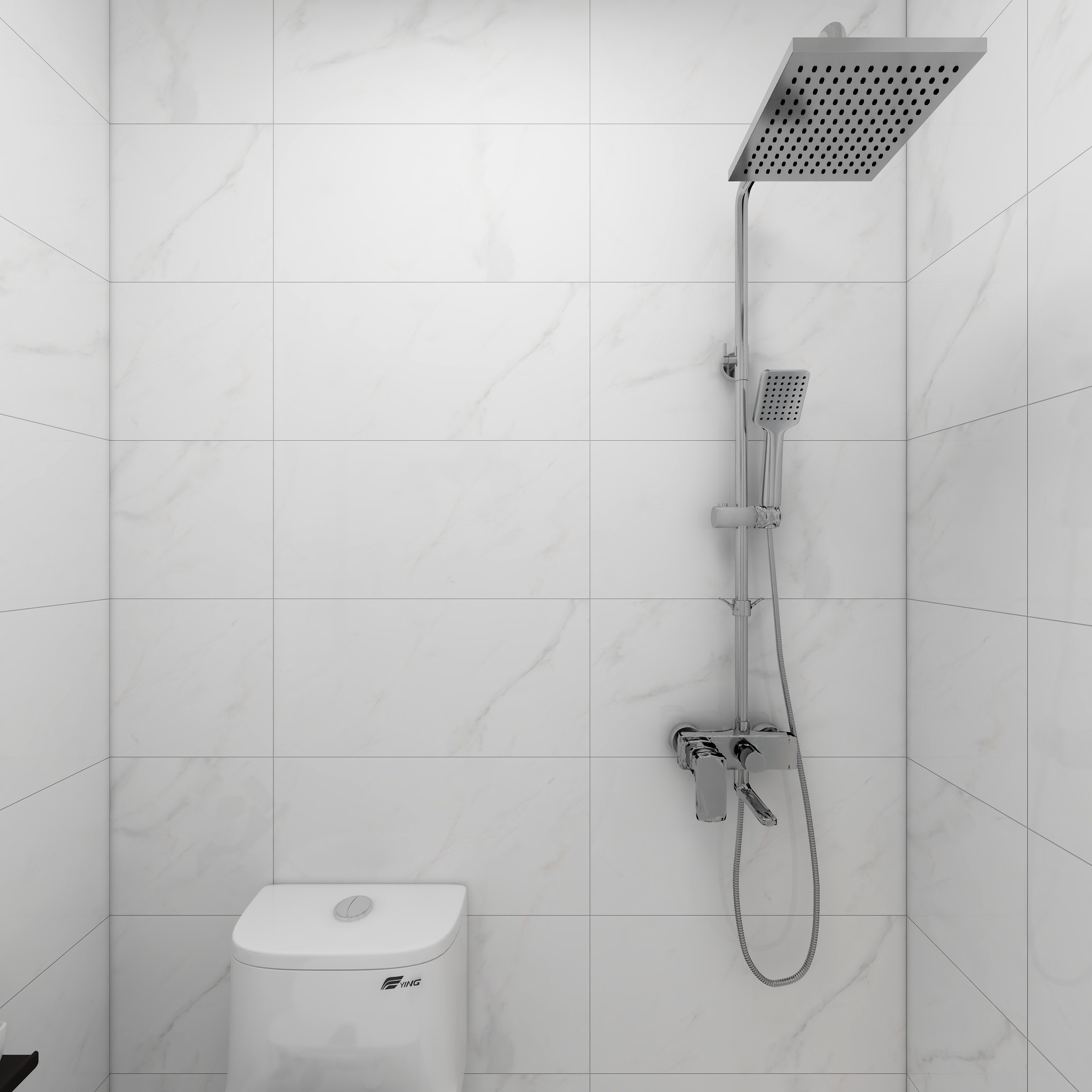 惠州装修找沫竹-惠州-水岸城珊瑚湾-海澜一层卫生间装修效果图第3张