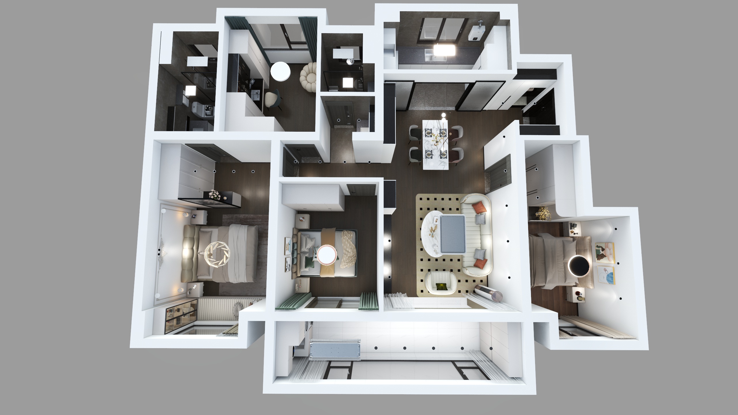 王星-万科四季都会-装修设计方案