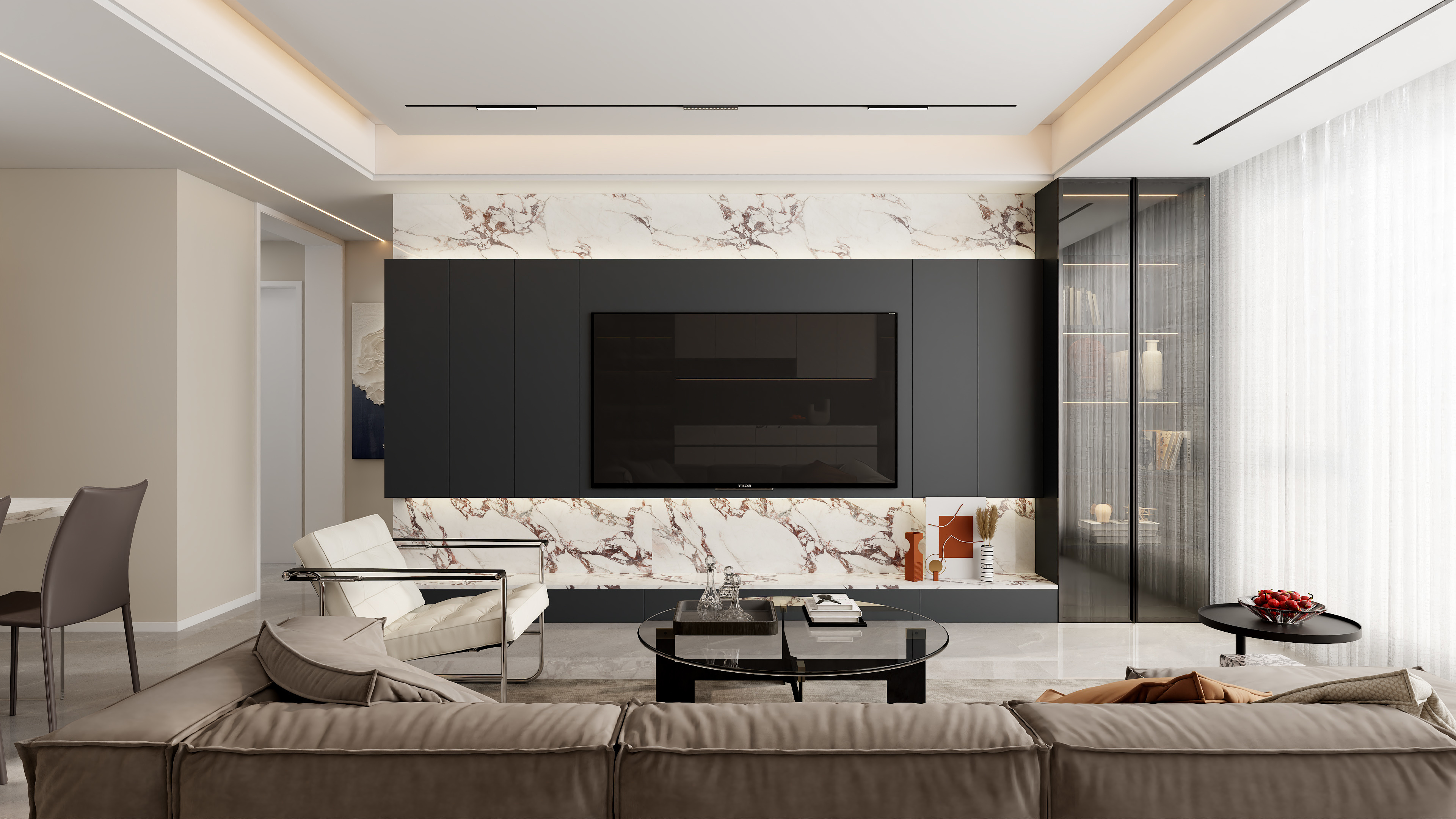 装修设计表现-珺悦府新作146m²-装修设计方案