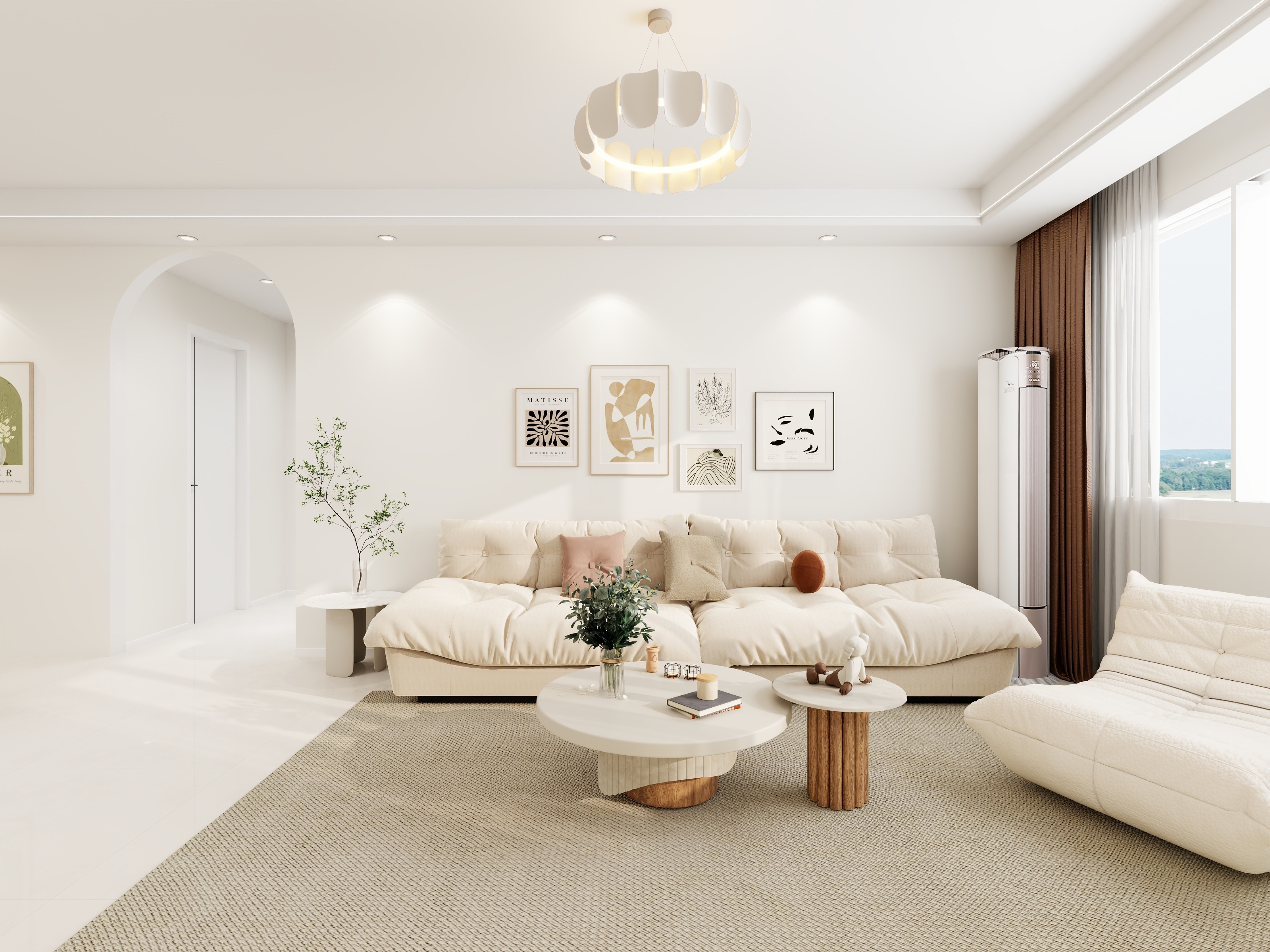 独立设计师董小生-等待原木奶油-装修设计方案