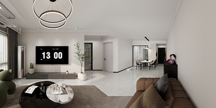 原木设计OkuY-金地樾谭山H8#2-13-2-装修设计方案