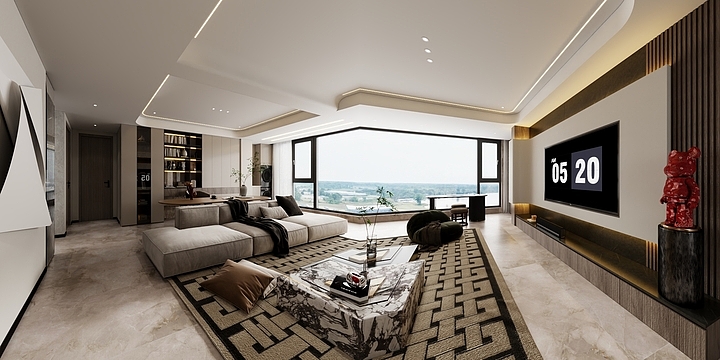 汤成杰-陈总 现代简约-装修设计方案