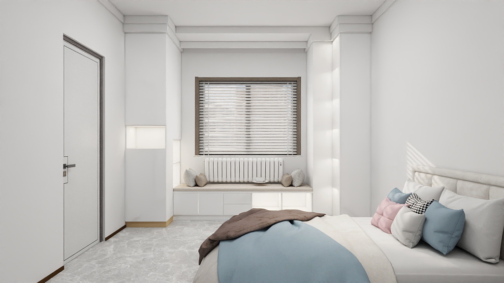 137****0772l-幸福家园小区113㎡2室-装修设计方案