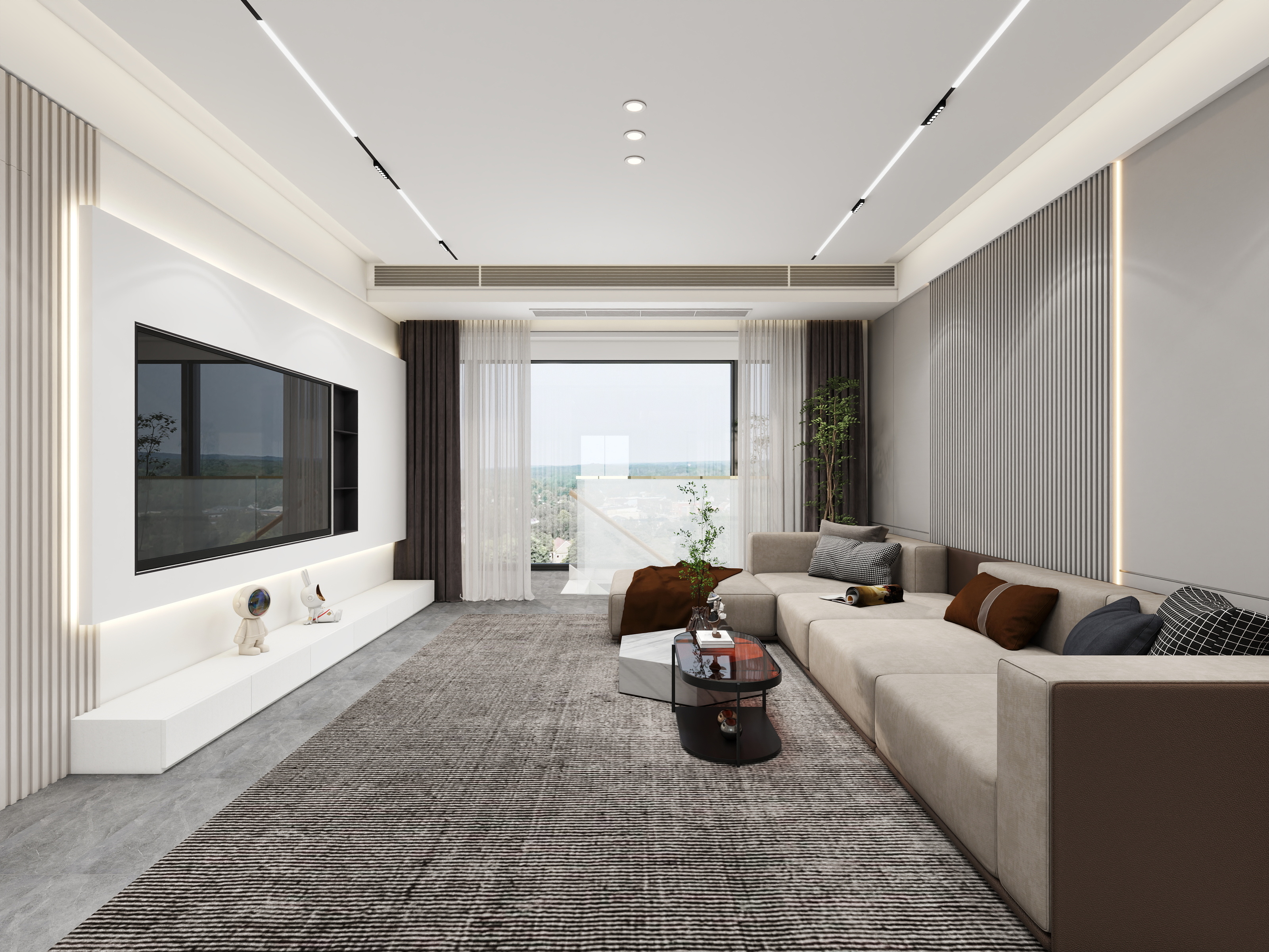 独立设计师董小生-阜丰君悦城现代简约121㎡3室-装修设计方案