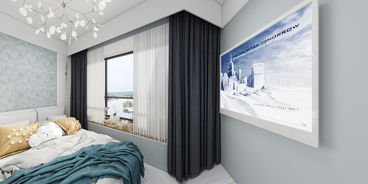 乐平东顺装修公司-89平房型-装修设计方案