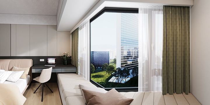 梁志俐-松湖原岸199平样板房-装修设计方案