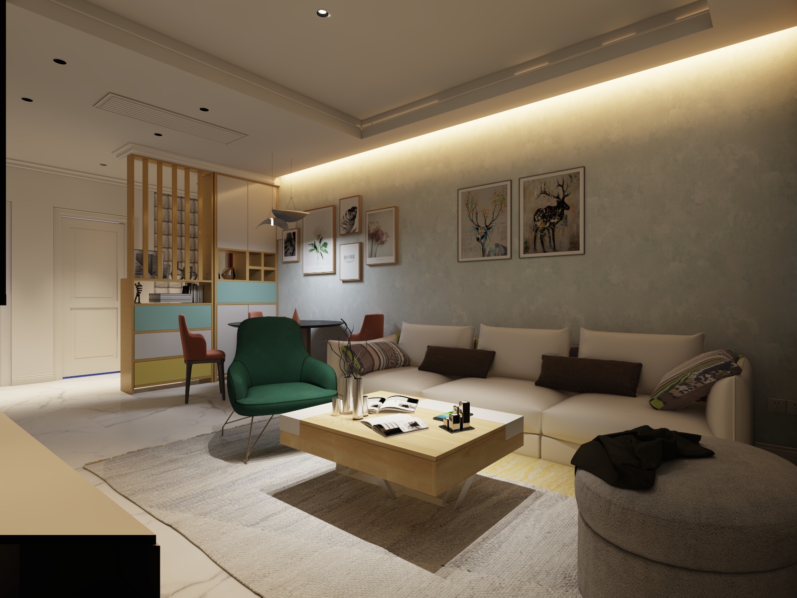 陈小花ly-78㎡3室-装修设计方案