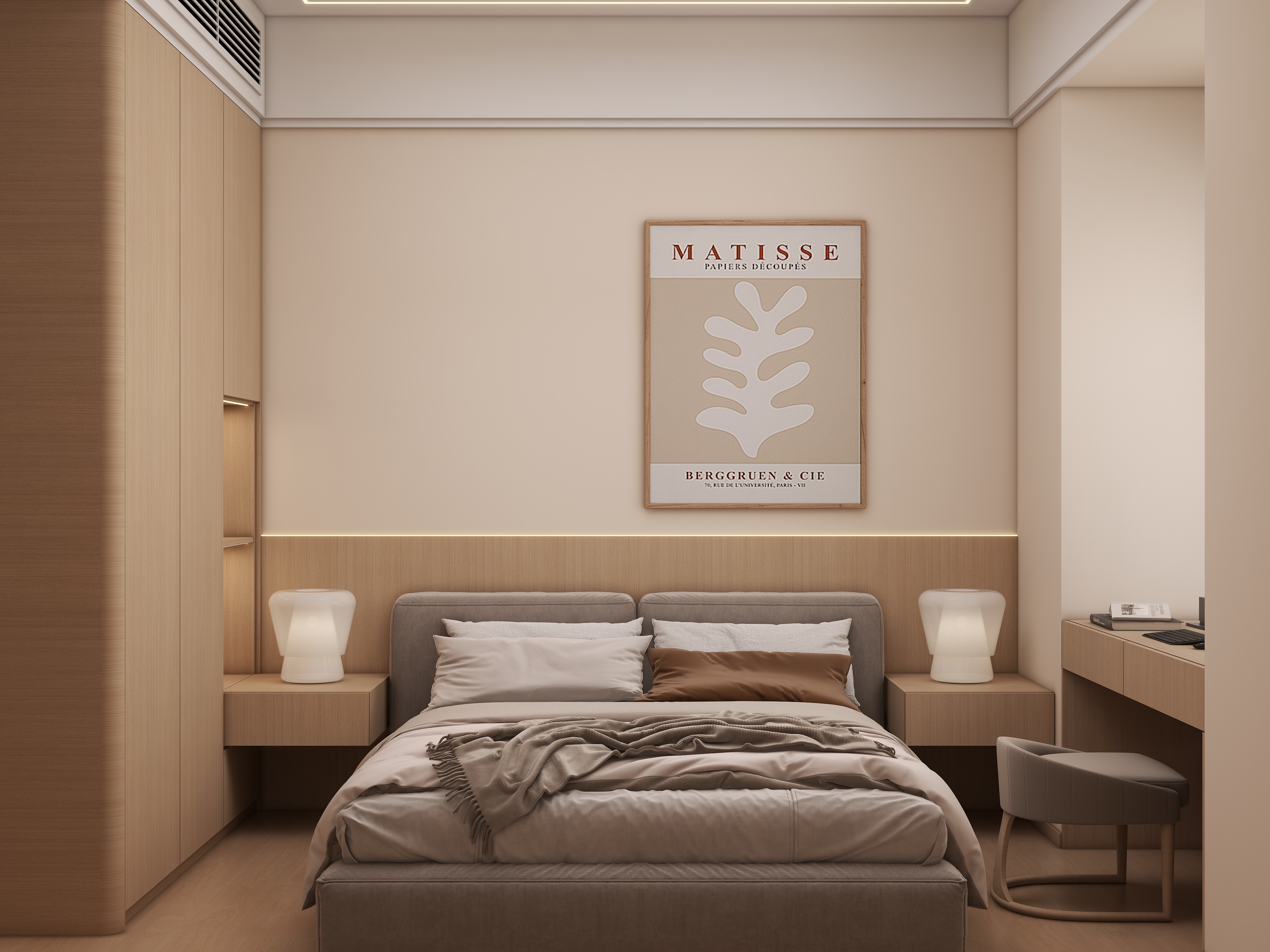 李佳洋-现代原木风装修效果图