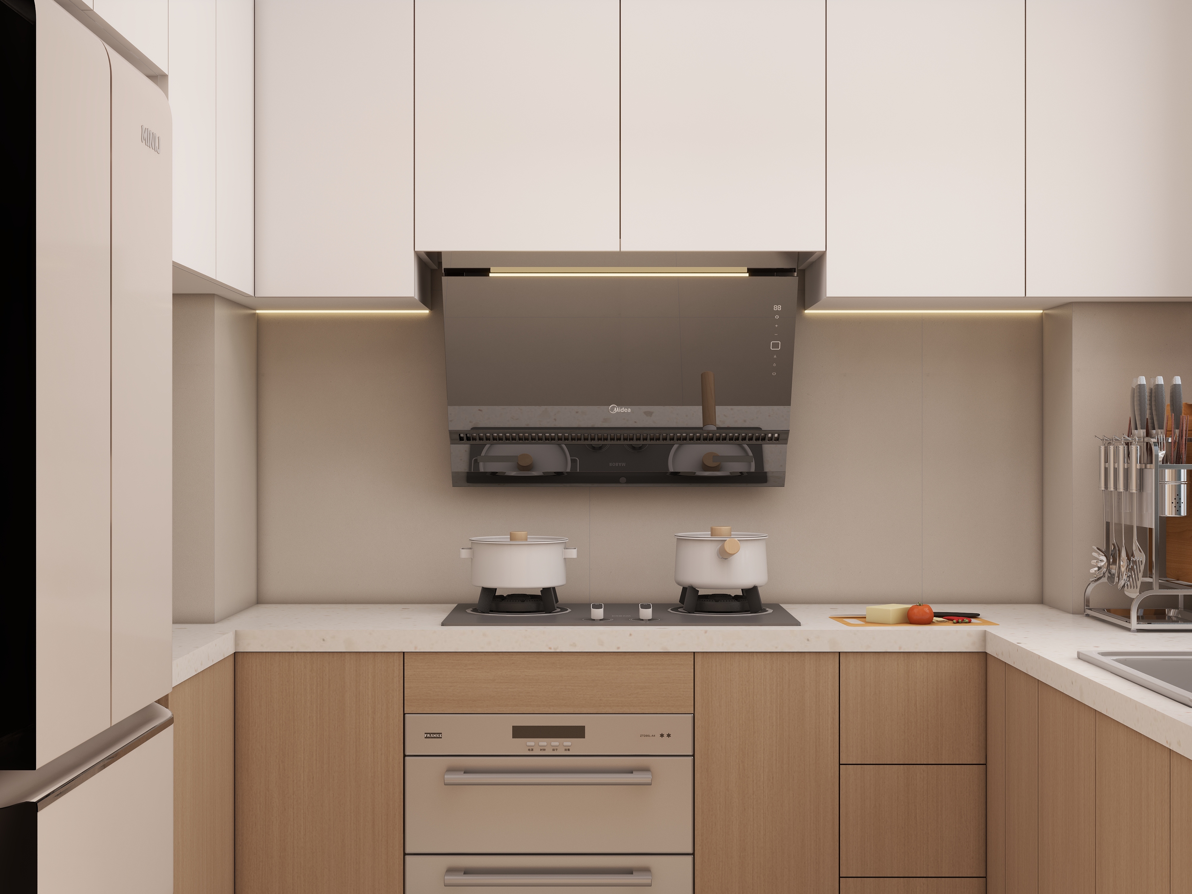 李佳洋-现代原木风装修效果图