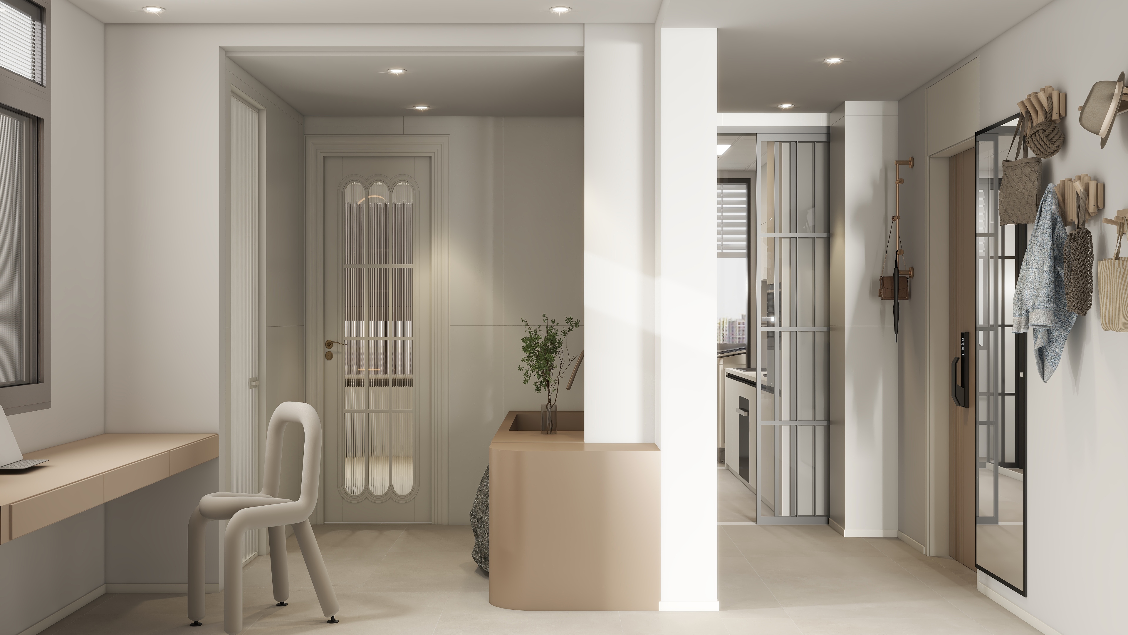 设计师珂源-泰华城H区侘寂129㎡3室装修效果图