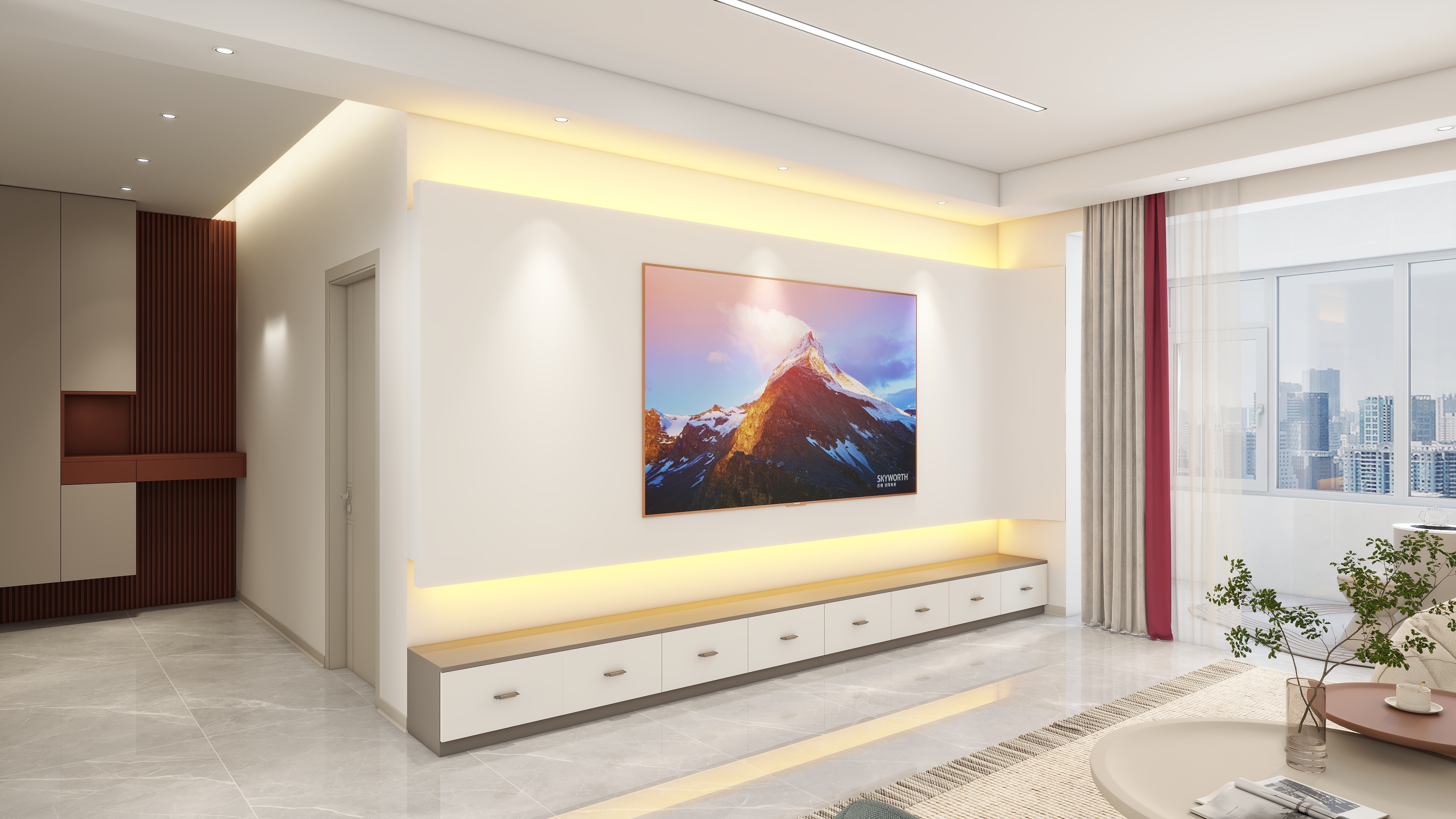 东乐设计-东明印象家装4室-装修设计方案