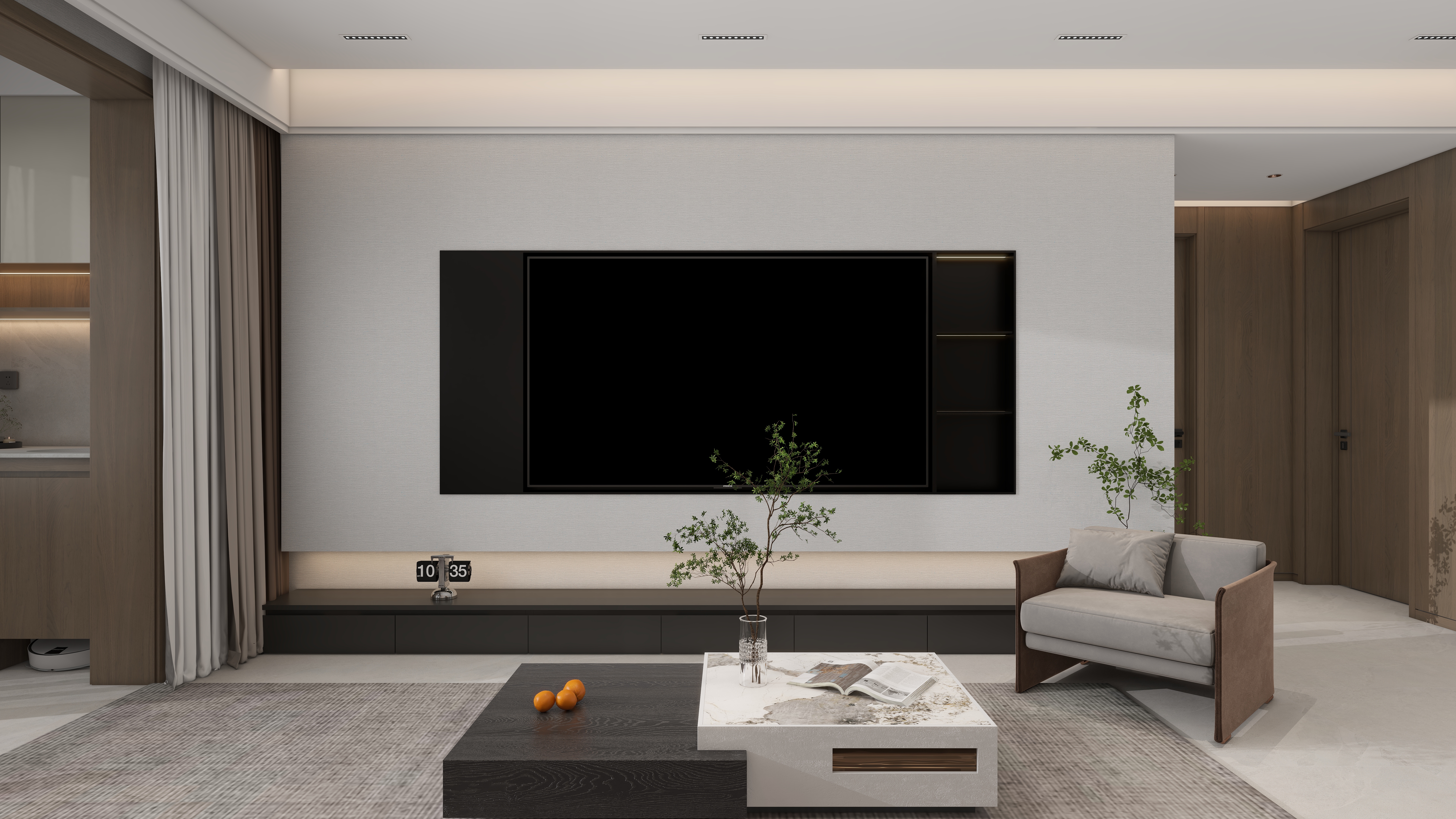 梦天木门垣曲店-十二冶5-1-801（现代简约）-装修设计方案